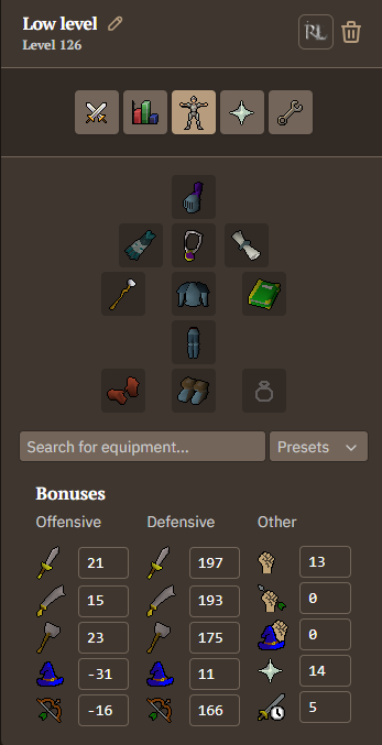 Low level gear